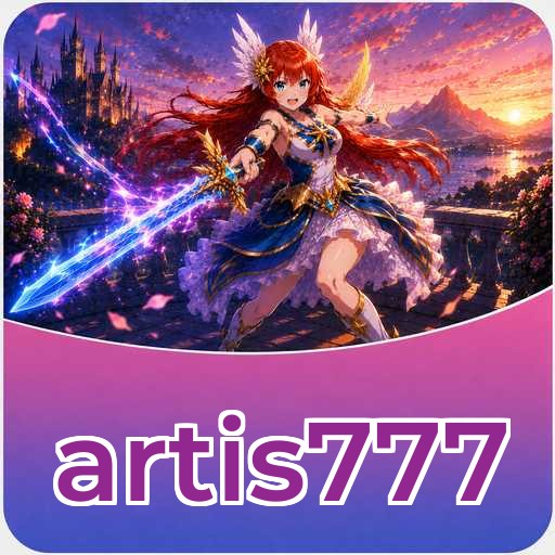 Layar pertama artis777 setelah pemasangan di Android